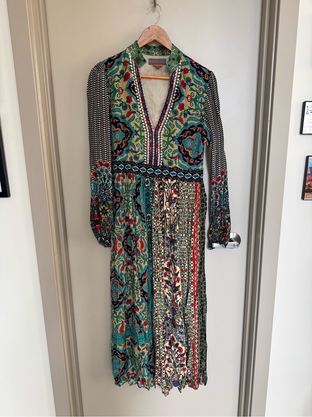 Anthropologie x Bhanuni by Jyoti Patterned Maxi Dress